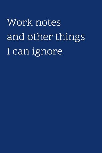 Notizbuch: work notes and other things I can ignore