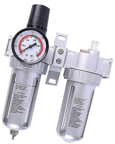 WHAMVOX Sfc400 Séparateur Eau-huile Régulateur De Compresseur D'air Filtre-régulateur Automatique Compatible Outils Pneumatiques 1 Pièce