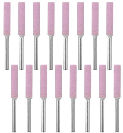 GYQIZSS 16 Stück Kettensägenschärfer Schleifsteine ​​4,8 mm Schleifsteine ​​Grat Kettensäge Schleifsteinfeile Ersatzwerkzeuge