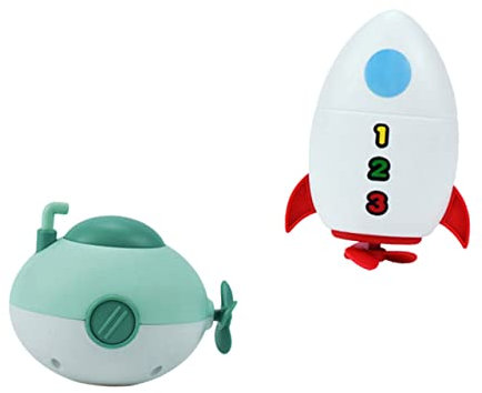 BESTonZON 2piezas Juguetes Submarinos De Baño Mecanismo De Relojería Juguetes De Ducha Interesantes para De Ducha De Cuerda para Baño