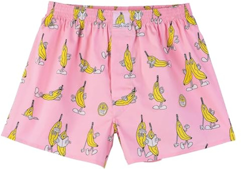 Lousy Livin Boxer rose banane, Fleuri, M