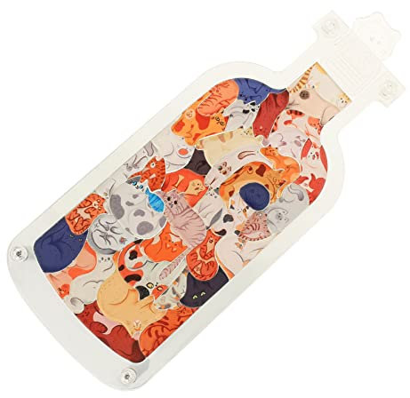 HANABASS Retro Tempture Drift Bottle Puzzle Jigsaw Bottle for Boys and Girls Home Ornament Creative Hand-eye Coordination Toy