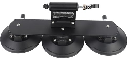 Alomejor Support de Toit à Ventouse pour Vélo, Porte-vélo en Alliage D'aluminium Solide pour Fourgonnettes, Protection par Ventouse en Caoutchouc, Installation Facile pour Divers Véhicules (pour 1