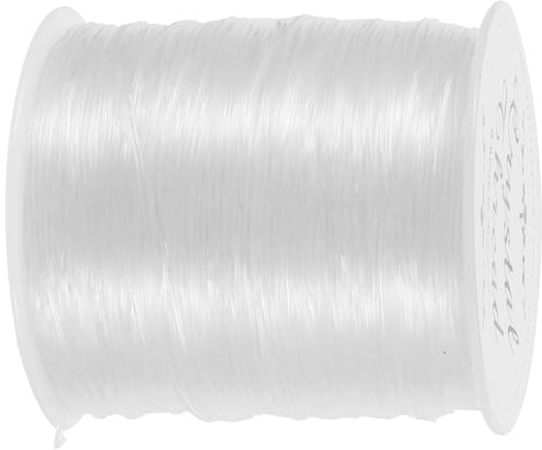 Veemoon 1 Rolle Hochfeste Nylon Angelschnur 0,8mm Transparent Monofile Schnur für Meeres und Süßwasserangeln Verschleißfestes Angelzubehör für Outdoor und Profiangler