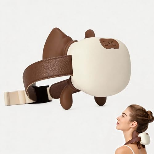 Neck and Shoulder Massager, 4D Shiatsu Kneading Neck Massager with Heat, Portable Cordless Design, for Neck, Back, Arms & Legs Pain Relief and Muscle Relaxation, Gift for Women Men
