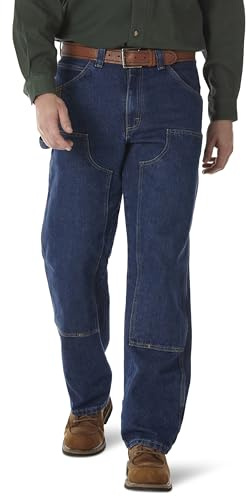 Wrangler Riggs Workwear mens Utility jeans, Antique Indigo, 36W x 30L US