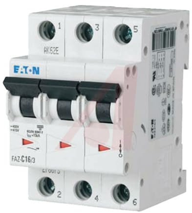 Eaton 278842 Disjoncteur, 8 A, 3P, B-Char