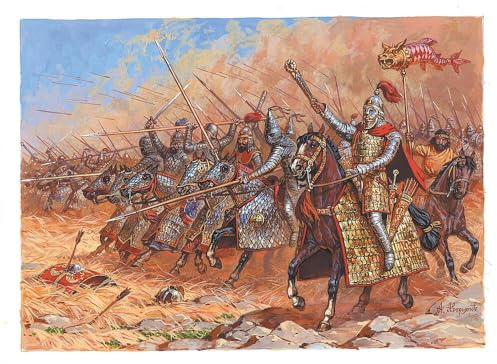 Zvezda 500788067 1:72 Cataphracts II B.C. -III A.D, Modellbausatz,Plastikbausatz, Bausatz zum Zusammenbauen, detaillierte Nachbildung ZVE-8067