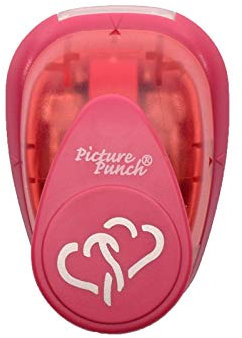 Vaessen Creative Craft Paper Punch - Heart - 2 x 2,4 cm - Circle Cutter for Crafting and Card Making
