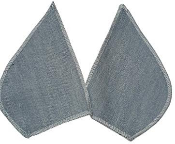 Marbet RINFORZI Aufnäher Bügelbild Aufbügler Aufbügler Pferd Hellblau Denim Jeanshose 100% Baumwolle Renforcé
