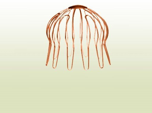 Kupfer Laubfangsieb für Fallrohr 76 80 mm