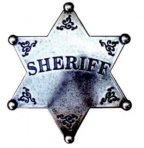 Denix Sheriffstern grau Badge Sheriff Stern Cowboy Western