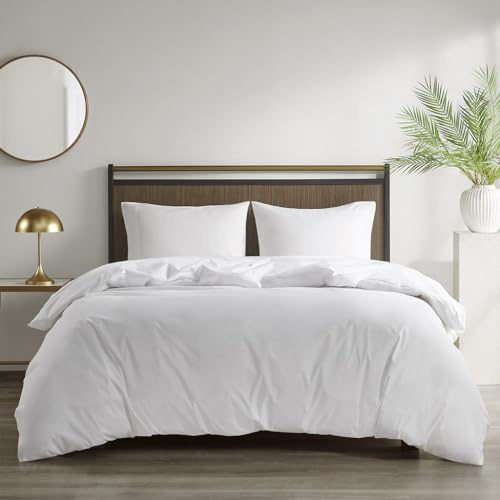 Sleep Philosophy Waterproof Comforter Protector, Full/Queen, White