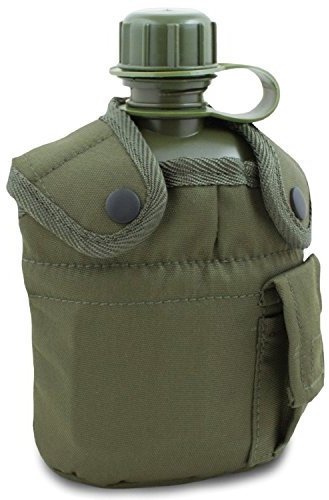 Gourde US Plastique avec Quart et Housse Mil-Tec