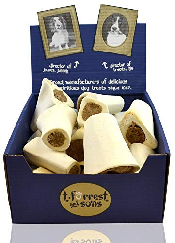T Forrest & Sons Ltd Petsnack Filled Bone Chicken, Transparent