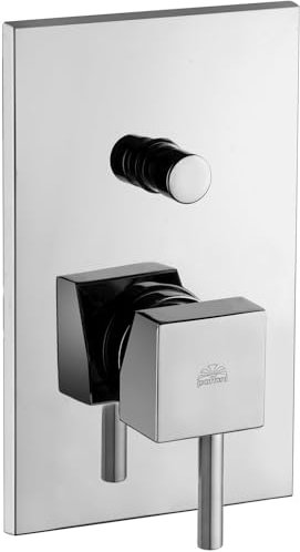 Paffoni Doccia LEVEL Miscelatore incasso con deviatore leva Asta