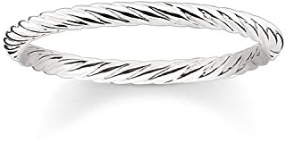 Thomas Sabo Verschlungener Ring, Größe 50, Sterlingsilber, TR2121-001-12