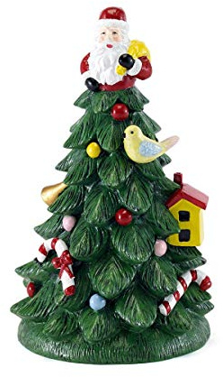 Spode Weihnachtsbaum-Kollektion, Harz, rot, Toothbrush Holder | Weihnachtsdesign, Zahnbürstenhalter, hält Zahnbürsten und Zahnpasta, Arbeitsplatten-Organizer, leicht zu reinigen