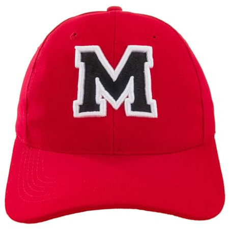Unisex Jungen MŠdchen MŸtze Baseball Rot Cap Marineblau Hut Kinder Kappe Alphabet A-Z Gestickt in der EU (M)