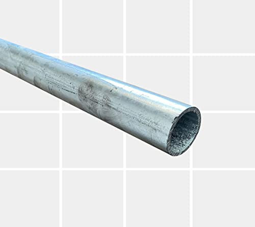 Galvanised Medium Tube | 1 inch | 33.7mm O/D | 1m - 3m Lengths (3m)