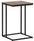 Beistelltisch braun mit U-Form Holzoptik industriell Troy