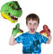 Snap Attack Deluxebase T-Rex Handpuppen für Kinder, T-Rex-Handpuppen, dehnbares Spielzeug für ADHS und Autismus, T-Rex Spielzeug für Jungen und Mädchen