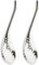 TOYANDONA Friteuse Moule Quenelle 2 Pièces en Acier Cuiller à Fentes, Fendue à Badigeonner Cuillères pour Cuillère de Service (6. 6 Pouces) Cuillère Perle Moléculaire Buffet Cuisine