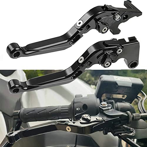 Regolabile Moto Leve Freno e Frizione Kit per D&uca.ti Scrambler ICON 2015-2021 / Scrambler 800/1100 2019-2021 / Scrambler Cafe Racer/Classic/Desert Sled Full Throttle-Nero