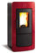 Extraflame - Stufa a pellet per acqua Diadema Idro EVO, 28 kW, colore: Rosso