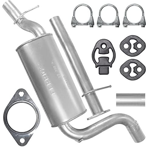 Mitteltopf Auspuff Mittelschalldämpfer für 2.0 TDCI Ford Focus II 2 MK2, Focus C-Max I 1 MK1, 2.0 D Volvo S40 2 II V50