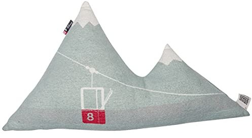 David Fussenegger Kissen gefüllt Silvretta 'Berg' 65 x 40 cm Glasgrün