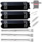 Grillteile für Charbroil Gas2coal 463370519 463370518 463340516 463370516 466370516 für Charbroil Grillteile, Heizplatte G553-0002-W1A Brenner G421-0500-W1A 1 für Charben. Rollengrill Ersatzteile