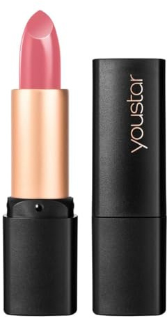youstar INTENSE COLOUR Lippenstift - Feuchtigkeitsspendender Lippenstift/Lipstick mit intensiver Farbe, langanhaltend, pflegende Inhaltsstoffe, cremige Textur, für weiche Lippen