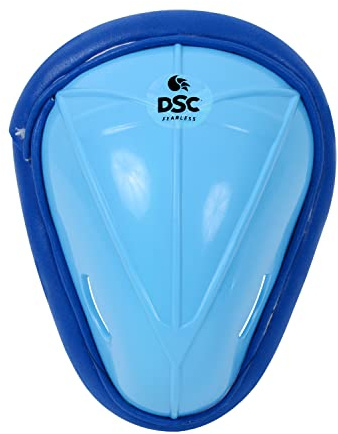 DSC Attitude Cricket Abdominal Guard for Youth | Color: Multicolor | Size: Youth | Material: Plastic | Ergonomically Shaped | Padded Guard | Lightweight & Durable | for Training and Matches