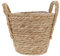 DOITOOL Wicker Plant Basket, 20cm Retro Straw Flowerpot Woven Basket Multipurpose Indoor Plant Planter Home Decor Storage Container