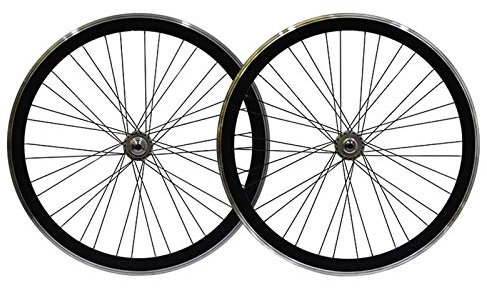 700C Fixed Gear Fahrrad Laufradsatz 40mm Fixie Bike Vorder- und Hinterräder Aluminiumlegierung V-Bremse Rückwärtsfahren Rückwärtsbremse