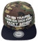 Outfitfabrik Snapback Cap Ich Bin traurig, kann ich Dich kurz nackt sehen? in Camouflage, schwarzer Schirm, 3D-Stick in weiß, für Männer und Frauen, One Size, verstellbar