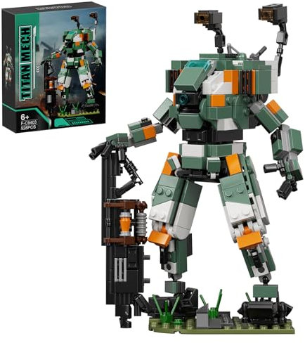 Titan BT 7274 - Juego de Bloques de construcción de Robot Meca, Juguete de Figuras de acción Titan Game Mecha, Adecuado para niños y niñas a Partir de 8 años, Nuevo 2023
