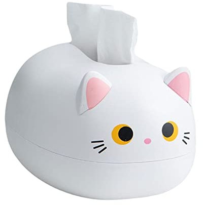 Uozonit Katze Taschentuchbox Kosmetiktücherbox, Aufbewahrungsbox Für Servietten, Taschentuchspender Tücherbox, Taschentuchbox, Serviettenbox Für Home Office Auto Dekoration 22×16×13cm