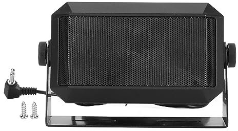 Car Radio External Speaker, Universal CB Extension Speaker, Rectangular External Communications Speaker for Mobile Transceiver