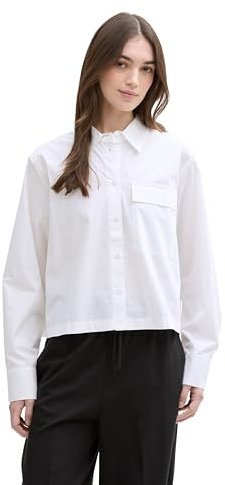 TOM TAILOR Denim T-Shirt mit Rippstruktur, Fresh Mint Green, S