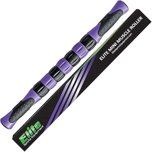 Massageroller Muskel Roller Stick, Multifunktions Muskel Massagerolle, Massageroller zielt auf schmerzende (Lila)