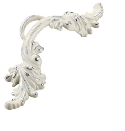 Timeless Zinc Alloy Cabinet Pulls Enhance the Look of Your Interior Doors and Furniture Pieces (Chrome White)