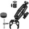 Starlink Mini Mount, Adjustable Clamp Mount for Starlink Mini Accessories with Starlink Mini Tripod Mount Adapter 1/4-20 Threaded and 1/4 Swivel Mini Ball Head for RV Ladders Campers Guardrails