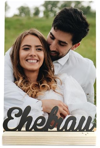 Frau Geschenk - Schriftzug mit Fotografie Holzbild - Frau Geschenke, Frau Geburtstagsgeschenk, Beste Frau der Welt, Geburtstagsgeschenk für Frau, Geschenk Frau, Geschenke Frau personalisiert