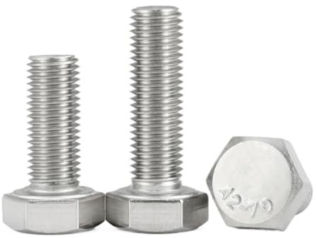 Generisch M6 M8 M10 M12 M14 M16 Außensechskantschraube 304 A2-70 Edelstahl Sechskantschraube Feingewindesteigung 0,75/1/1,25/1,5 mm(M12x1.25mm-1pcs,90mm)
