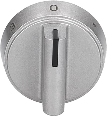 LUTH Premium Profi Parts Drehknopf Silber kompatibel mit Amica 9070453 für Herd