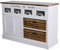 Nostalgie Anrichte „Villa Eleonore“ – Shabby Weißes Sideboard im Landhausstil HMA14a Palazzo Exklusiv