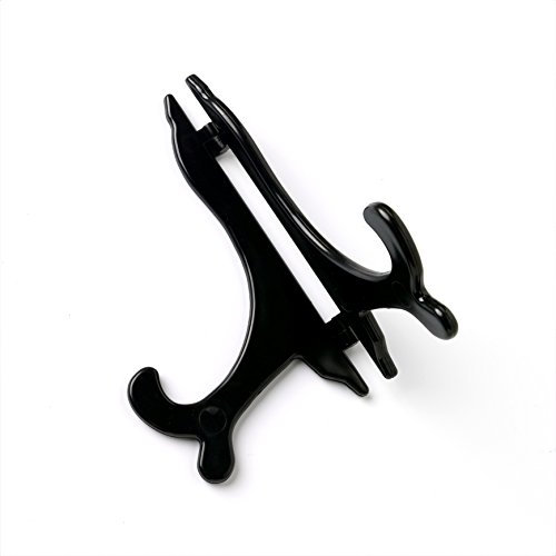 Merriway Plate Stand Plastic 75mm-150mm Black