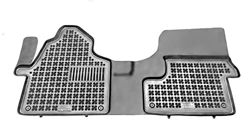REZAW - PLAST Antirutschmatten Auto fußmatten passt für Mercedes Sprinter II (W906) 2006-2018 Kompletter Schutz für Ihr Auto bei Allen Wetterbedingungen mit perfekt passenden Anti rutsch gummimatten